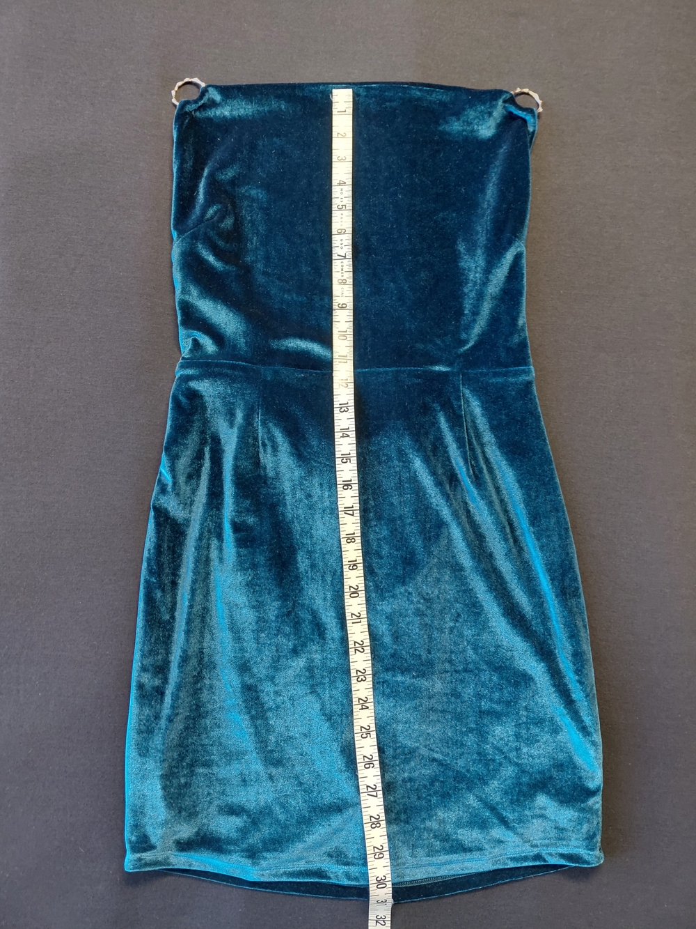 New Fashion Nova Bringing Glory Velvet Mini Dress Size Large - Picture 5 of 7